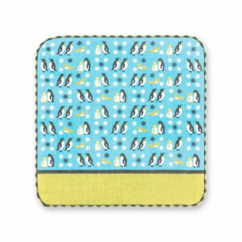 町娘のハンカチーフ　水族館篇　親子ペンギン　02823【メーカー直送：代金引換不可：同梱不可】【北海道・沖縄・離島は配達不可】