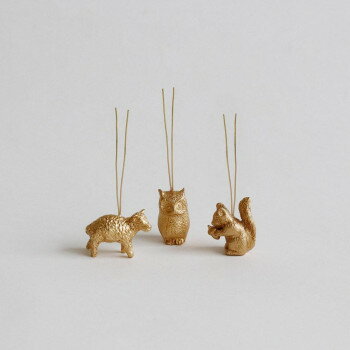 志成販売 オーナメント アニマル B(フクロウ・ヒツジ・リス) 423650B【メーカー直送：代金引換不可：同梱不可】【北海道・沖縄・離島は配達不可】