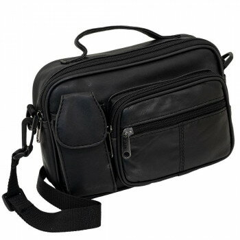 羊革 ショルダーバッグ ブラック SGR-04【メーカー直送：代金引換不可：同梱不可】【北海道・沖縄・離島は配達不可】