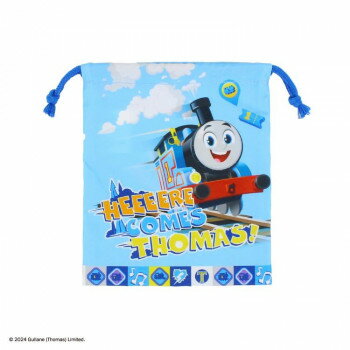Bags, School Rucksacks - 巾着S きかんしゃトーマス 129205【メーカー直送：代金引換不可：同梱不可】【北海道・沖縄・離島は配達不可】