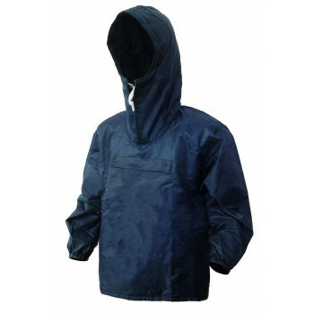 Work Clothes - 喜多 セミキルトヤッケ　フード付 3L ネイビー No3200【メーカー直送：代金引換不可：同梱不可】【北海道・沖縄・離島は配達不可】