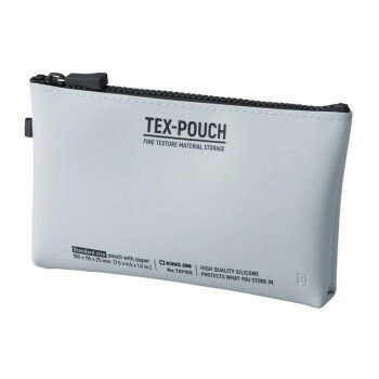 樂天商城 - キングジム TEX-POUCH クレ TXP100-GY【メーカー直送：代金引換不可：同梱不可】【北海道・沖縄・離島は配達不可】