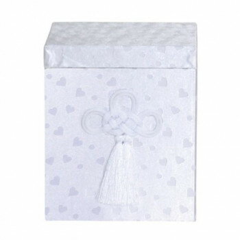 ペット供養 骨箱 ハートホワイト 4寸 060213【メーカー直送：代金引換不可：同梱不可】【北海道・沖縄・離島は配達不可】