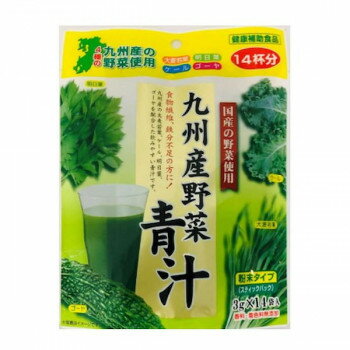 新日配 九州産野菜青汁　3g×14包×10入【メーカー直送：代金引換不可：同梱不可】【北海道・沖縄・離島は配達不可】