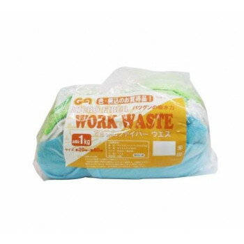 樂天商城 - GA　マイクロファイバーウエス(混色)　1kg　GA301　315301【メーカー直送：代金引換不可：同梱不可】【北海道・沖縄・離島は配達不可】