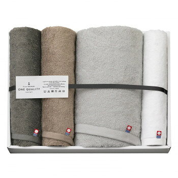 今治 ONE QUALITY タオルセット 箱入 Q-88600【メーカー直送：代金引換不可：同梱不可】【北海道・沖縄・離島は配達不可】