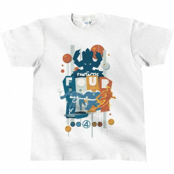 イン・ロック MARVEL(マーベル) ファンタスティック4 Tシャツ L 白 IG4601【メーカー直送：代金引換不可：同梱不可】【北海道・沖縄・離島は配達不可】