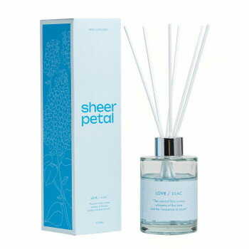 Sheer Petal ディフューザー 100ml ライラック IDSP0101【メーカー直送：代金引換不可：同梱不可】【北海道・沖縄・離島は配達不可】