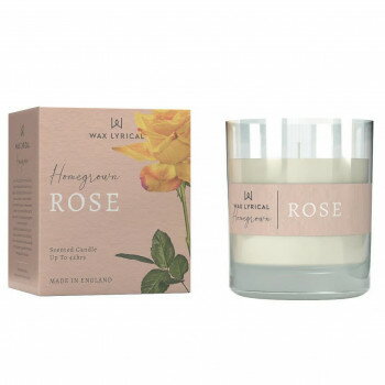 Homegrown グラス入りキャンドル ローズ WLHG0206【メーカー直送：代金引換不可：同梱不可】【北海道・沖縄・離島は配達不可】