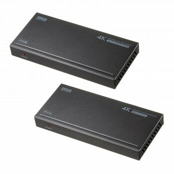 Switching Devices - サンワサプライ　HDMIエクステンダー(4K対応・120m延長)　VGA-EXHDPOC【メーカー直送：代金引換不可：同梱不可】【北海道・沖縄・離島は配達不可】