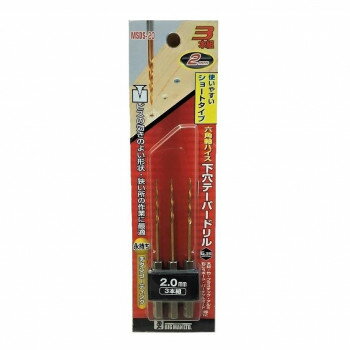 樂天商城 - ビッグマン(Bigman) BM　六角軸下穴テーパーショート3pMSDS-20【メーカー直送：代金引換不可：同梱不可】【北海道・沖縄・離島は配達不可】