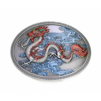 トロフィースタイルバックル ドラゴン マルチカラー 1ヶ PI172001-01【メーカー直送：代金引換不可：同梱不可】【北海道・沖縄・離島は配達不可】
