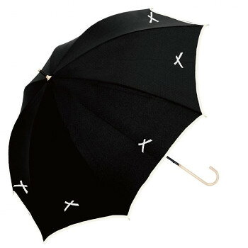 中谷 長傘 UV ノーブルリボン ブラック 916-072【メーカー直送：代金引換不可：同梱不可】【北海道・沖縄・離島は配達不可】