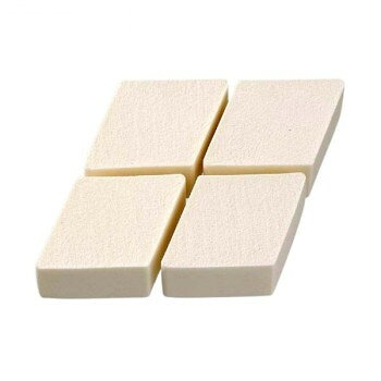 ※パッケージ、デザイン等は予告なく変更される場合があります。※画像はイメージです。商品タイトルと一致しない場合があります。天然ラテックス(天然ゴム)で、きめの細かな発砲体ですので、お肌にはソフトな感覚でお化粧ができます。※ファンデーションーションスポンジは使い捨てではありません。汚れたら定期的にクレンジングや中性洗剤で洗ってください。※油成分の強いリキッドに使用した場合、ボロボロと崩れる事があります。その場合は使用をおやめください。(側面にファンデーションーションはつきませんのでご注意ください。)サイズ4×4cm、厚み2.5cm個装サイズ：8×12×3cm重量23g個装重量：23g素材・材質ラテックス(天然ゴム)セット内容4個入生産国日本広告文責:株式会社ホームセンターセブンTEL:0978-33-2811※パッケージ、デザイン等は予告なく変更される場合があります。※画像はイメージです。商品タイトルと一致しない場合があります。fk094igrjs