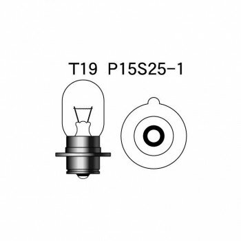 Light Valves - M＆Hマツシマ 白熱電球(1個入) 12v15w T19 P15S25-1 1P2062【メーカー直送：代金引換不可：同梱不可】【北海道・沖縄・離島は配達不可】
