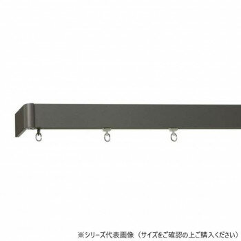 Roll Screen - 30018496 トーソー(TOSO) 装飾レール レガ-トユニ Mセット グレー シングル3.00m【メーカー直送：代金引換不可：同梱不可】【北海道・沖縄・離島は配達不可】