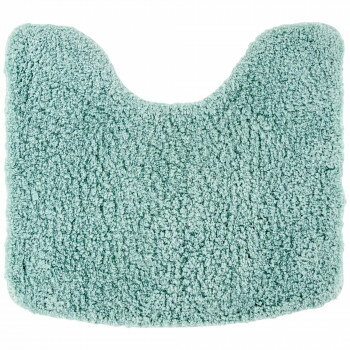 Toilet Mats - カキウチ ふんわリッチトイレマット ミント 55×60cm【メーカー直送：代金引換不可：同梱不可】【北海道・沖縄・離島は配達不可】