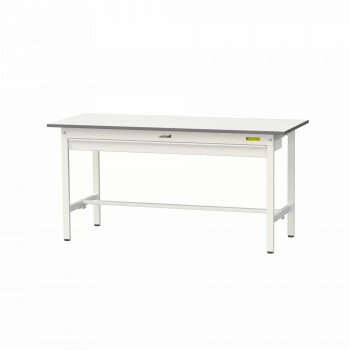 Rakuten - 山金工業(YamaTec) SUP-1560W-WW ワークテーブル150シリーズ 固定式 ワイド引き出し付 (H740mm) 1500×600mm【メーカー直送：代金引換不可：同梱不可】【北海道・沖縄・離島は配達不可】