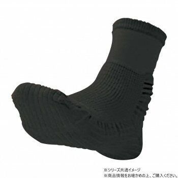 ケアファッション 靴下 どんどんウォーク (紳士) ブラック 25〜26cm 9754711【メーカー直送：代金引換不可：同梱不可】【北海道・沖縄・離島は配達不可】