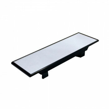 Rakuten - 槌屋ヤック 車内用品 ルームミラー よく見える ミラー 高反射 230×70mm ブラック DH-47【メーカー直送：代金引換不可：同梱不可】【北海道・沖縄・離島は配達不可】