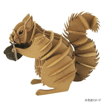 3D ペーパーモデル リス FR11723【メーカー直送：代金引換不可：同梱不可】【北海...