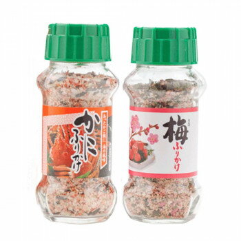 みなり かにふりかけ 85g・梅ふりかけ 85g　各15個セット【メーカー直送：代金引換不可：同梱不可】【北海道・沖縄・離島は配達不可】 hc7-13318847 ホームセンターセブン パッケージ画像