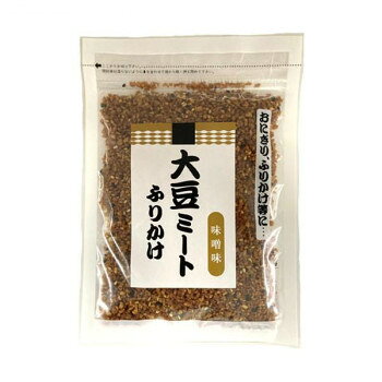 ※パッケージ、デザイン等は予告なく変更される場合があります。※画像はイメージです。商品タイトルと一致しない場合があります。植物性原料のみで配合された味噌風味のふりかけです。味噌の香りと旨味でご飯がすすみます。ほどよい食感で美味しくお召し上がりいただけます。内容量80g/個サイズ個装サイズ：24×13.9×38.6cm重量2400g個装重量：3200g仕様賞味期間：製造日より210日セット内容80g×30個生産国日本広告文責:株式会社ホームセンターセブンTEL:0978-33-2811※パッケージ、デザイン等は予告なく変更される場合があります。※画像はイメージです。商品タイトルと一致しない場合があります。栄養成分(100g当たり)熱量:294kcalたんぱく質:26.6g脂質:4.9g炭水化物:35.8g食塩相当量:6.7g原材料名称：ふりかけ粒状大豆たん白(国内製造)、味噌(仙台産)、発酵調味料(米醸造液、ぶどう糖、水あめ、砂糖・異性化液糖、異性化液糖、食塩)、砂糖、ごま、食塩、野菜エキスパウダー、香辛料/調味料(アミノ酸等)、カラメル色素、(一部に大豆・ごまを含む)アレルギー表示ごま、大豆（原材料の一部に含んでいます）保存方法直射日光、高温多湿を避けて保管してください。製造（販売）者情報製造者:株式会社みなり/広島県東広島市河内町下河内636fk094igrjs