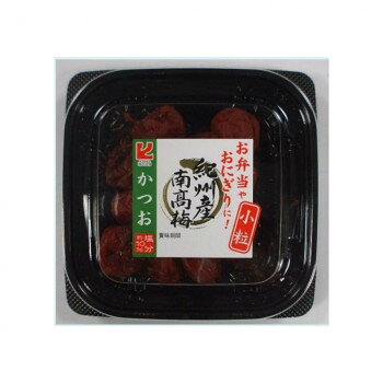 ※パッケージ、デザイン等は予告なく変更される場合があります。※画像はイメージです。商品タイトルと一致しない場合があります。お弁当やおにぎりに最適なかつお節の旨味を閉じ込めた小粒タイプのかつお梅です。※開封後は冷蔵庫で保存して下さい。※本品には種があり、先がとがっているものがありますのでご注意下さい。内容量90gサイズ140×140×32mm個装サイズ：30×42×8cm重量108g個装重量：1460g仕様塩分:約10%賞味期間：製造日より180日セット内容12入生産国日本広告文責:株式会社ホームセンターセブンTEL:0978-33-2811※パッケージ、デザイン等は予告なく変更される場合があります。※画像はイメージです。商品タイトルと一致しない場合があります。原材料名称：調味梅干梅、しそ、かつお節、漬け原材料(食塩、還元水あめ、醸造酢、かつお節エキス、たん白加水分解物)/酒精、調味料(アミノ酸等)、酸味料、甘味料(ステビア)、着色料(赤102)、唐辛子抽出物、ビタミンB1保存方法直射日光、高温多湿を避けて常温にて保存して下さい。製造（販売）者情報販売者:株式会社紀州農園和歌山県日高郡日高川町江川2400番地製造所:株式会社東乃匠・紀州工場和歌山県日高郡日高川町江川2400番地fk094igrjs