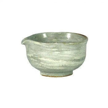日本製　伝統工芸　九谷焼 片口 1合 白刷毛目 N122-13【メーカー直送：代金引換不...