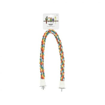 ROOP ループ 鳥用おもちゃ バディ BUDDY コットンロープ パーチ M【メーカー直送：代金引換不可：同梱不可】【北海道・沖縄・離島は配達不可】