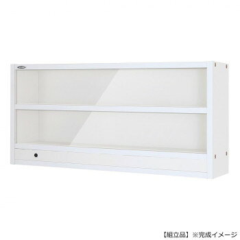 ※パッケージ、デザイン等は予告なく変更される場合があります。※画像はイメージです。商品タイトルと一致しない場合があります。各段内寸高13.5cmの広さでアクスタ・アクリルスタンド・キーホルダー・ねんどろいど・アイドルグッズ等を一列でスッキリ収納できる横広コレクションケースです。※本製品をご使用の際は、付属の取扱説明書をよくお読みのうえ、正しくお使いください。※大型連休の際は運送会社が運休するため、お届けまでにお日にちがかかる場合がございます。予めご了承ください。※大型商品は、お届け日時の確約を承る事ができません。(希望となります)サイズ製品サイズ:(約)幅83×奥行17×高さ39.4cm、収納部内寸サイズ(上段・下段):(約)幅79.1×奥行14.2×高さ13.5cm個装サイズ：84.4×37.5×12.4cm重量(約)13000g個装重量：14500g素材・材質プリント紙化粧繊維板 、5mm厚強化ガラス扉仕様【付属の電源アダプター:PSEマーク取得商品】PSマークの種類:PSEマーク届出事業者名:株式会社ハーフェレジャパン製品型番:833.74.960定格電圧・定格容量:入力:AC 100-240V/出力:DC 12V 1.67A(20W)組立品耐荷重:棚/各(約)5kgLEDテープライト(使用電圧100V)ガラス扉取り外し用吸盤転倒防止補助バンドセットクリアクッション個口数:1梱包サイズ:84.4×37.5×12.4cm梱包重量:14.5kg生産国日本広告文責:株式会社ホームセンターセブンTEL:0978-33-2811※パッケージ、デザイン等は予告なく変更される場合があります。※画像はイメージです。商品タイトルと一致しない場合があります。fk094igrjs