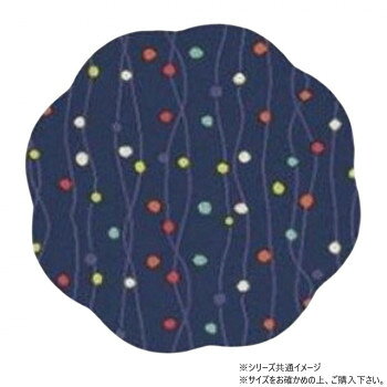 くちなし仏器敷(5枚入り) 水玉(紺) 大【メーカー直送：代金引換不可：同梱不可】【北海道・沖縄・離島は配達不可】