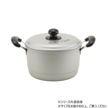 ※パッケージ、デザイン等は予告なく変更される場合があります。※画像はイメージです。商品タイトルと一致しない場合があります。アルミ製の兼用鍋です。軽量で扱いやすく、熱を伝えやすい素材を採用しています。サイズ縦233×横344×高さ(取っ手・蓋を除く)122mm個装サイズ：34.6×25.2×15.5cm重量640g個装重量：818g素材・材質本体:アルミニウム(プレス製)兼用鍋の目皿:アルミニウム取っ手:フェノール樹脂仕様厚板:0.8mm兼用鍋の目皿:アルマイト加工本体内面・外面:硫酸アルマイト加工容量:4.3リットルガス火専用生産国日本広告文責:株式会社ホームセンターセブンTEL:0978-33-2811※パッケージ、デザイン等は予告なく変更される場合があります。※画像はイメージです。商品タイトルと一致しない場合があります。fk094igrjs