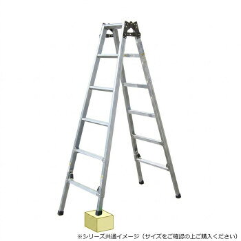 ※パッケージ、デザイン等は予告なく変更される場合があります。※画像はイメージです。商品タイトルと一致しない場合があります。段差や傾斜にも水平に保つことができるよう伸縮脚(4mmピッチ)で調節できます。※法人限定商品のため、個人宅への配送不可。※送り先名:「個人名」での注文不可、送り先名「法人」のみ注文可能です。サイズ脚立:脚長940〜1230×垂直高900〜1190mm、はしご:全長1900〜2500×立掛け時垂直高1830〜2410mm、収納寸法:幅460×長さ970×厚さ154mm個装サイズ：100×60×20cm重量5600g個装重量：4700g素材・材質アルミ合金仕様折畳み式開き止め中折れ式脚伸縮構造固定式端具調整ピッチ:4mm最大使用質量 100kg踏さん数:3設置寸法:幅461〜509×長さ670〜835mm生産国日本広告文責:株式会社ホームセンターセブンTEL:0978-33-2811※パッケージ、デザイン等は予告なく変更される場合があります。※画像はイメージです。商品タイトルと一致しない場合があります。fk094igrjs