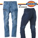 【ポイント5倍】ディッキーズ Dickies ストレッチ シルキー デニムカーゴ D-2905 [DICKIES デニムパンツ カーゴパンツ ワークパンツ ボト...