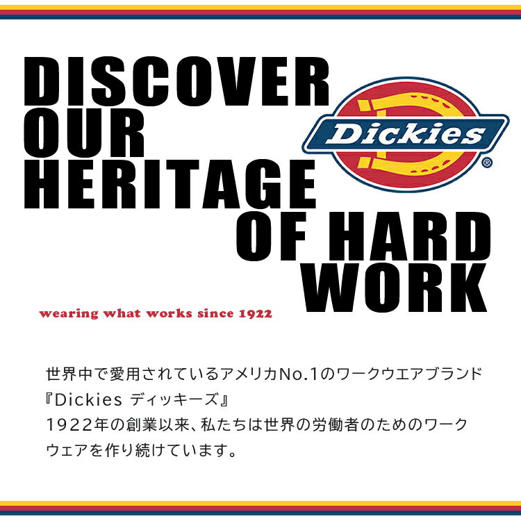 ディッキーズ Dickies T/Cストレッチ オールドスタイル ストレートパンツ D-2874 [男女兼用 ユニセックスサイズ ディッキーズ Dickies] 3