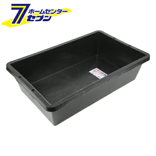 藤原産業 DIYトロ舟 ブラック 80L ブラック [大工道具 左官鏝 トロ舟・バケツ]