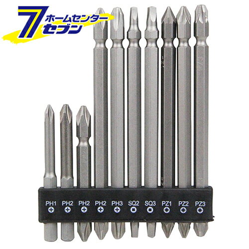 藤原産業 B-Mビットセット10Pcs SCB-105 [先端工具 ドリルアクセサリ スクリュービット]