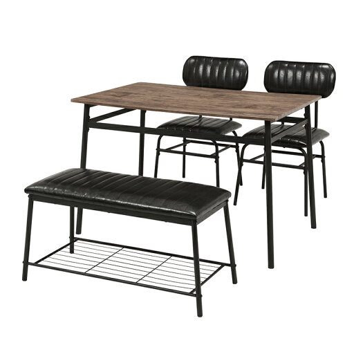 ダイニングセット テーブル:幅109×奥行70×高さ70cm LDS-4884BK 萩原 ダイニングセット テーブル:幅109×奥行70×高さ70cm LDS-4884BK 萩原
