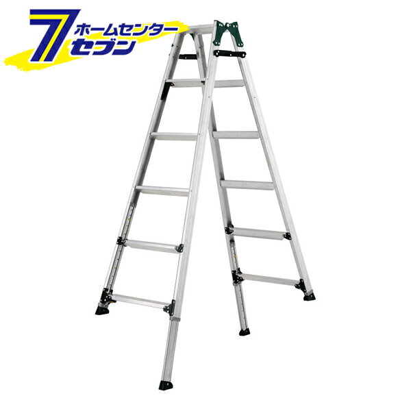 アルインコ 脚立 6段 PRT180FX はしご兼用脚立 幅広 伸縮 約180cm アルミ [alinco はしご ハシゴ 梯子 伸縮脚付 prt180fx]