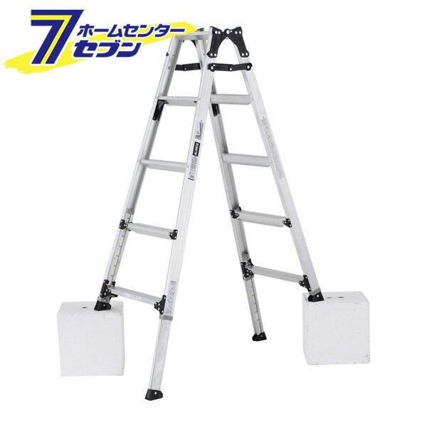 アルインコ 脚立 5段 PRW150FX はしご兼用脚立 幅広 伸縮 約150cm アルミ [はしご 脚立 5段 alinco は..