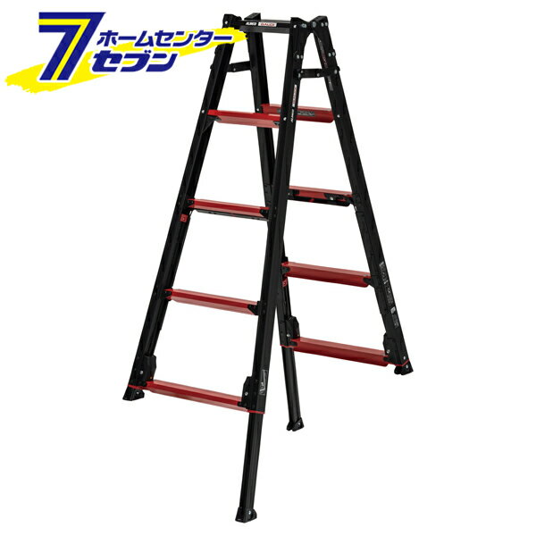 Stepladders - アルインコ 脚立 5段 上部操作式 伸縮脚付 はしご兼用脚立 約150cm アルミ GUD150X [上でやるやつ ver.2 GUD-Xシリーズ 伸縮脚付 上部操作式 はしご ハシゴ 梯子 ブラック black 黒 gud150x gaudi ガウディ alinco]