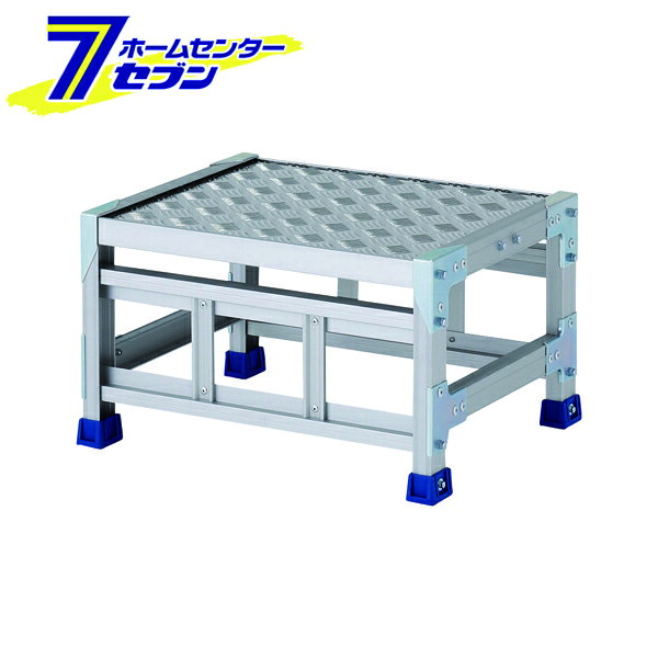 アルインコ 作業台 CSBC 1段 (天板寸法500x400mm 天板高さ300mm) CSBC135S [アルミ 天板縞板タイプ 組立式作業台 工場 倉庫 踏台 踏み台 はしご 梯子 ハシゴ DIY 工具 alinco]