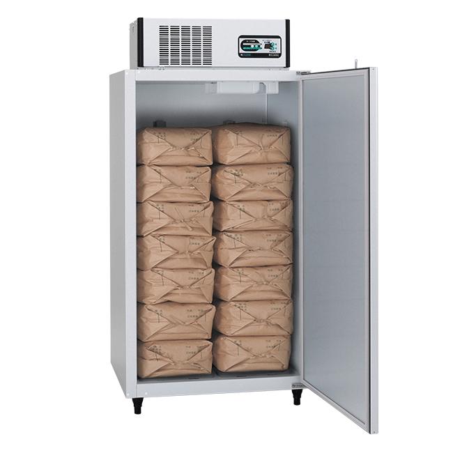 玄米専用低温貯蔵庫 LHR-14（玄米30kg 14袋/7俵用）単相100V 配達設置無料 アルインコ 玄米保冷庫 2