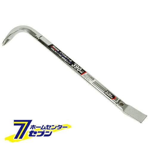 「ゴクカルバール 390MM 小山刃物製作所 [大工道具 バール 平バール]」は、株式会社ホームセンターセブンが販売しております。メーカー小山刃物製作所品名ゴクカルバール 390MM 品番又はJANコードJAN:4960408042452サイズ-重量450商品説明●軽くて強靭なバールです。【用途】●釘抜き・ハガシ作業。【機能】●全体のバランス、使用のし易さを追求した形状です。●パイプは全体焼入れで強力です。●くぎ抜き、テコ(重量物の移動)、壁材・床材等のはがし作業に使用できます。【仕様】■サイズ：全長390×尾幅24mm。■重量：450g。■クロームメッキ仕上。■落下防止ケーブル用穴付。【材質】■機械構造用炭素鋼。■軽量熱処理パイプ使用。【注意事項・その他】■使用の際は作業にあわせた防具を使用してください。※画像はイメージです。※商品の色は、コンピュータディスプレイの性質上、実際の色とは多少異なります。※仕様は予告なく変更する場合があります。実際の商品とデザイン、色、仕様が一部異なる場合がございます。