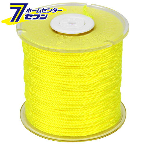 セブンカラー イエロー極太 4802 130M たくみ [大工道具 墨つけ 基準出し ナイロン水糸]