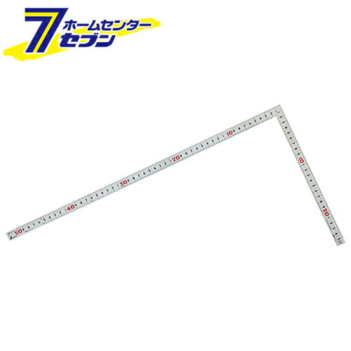 シルバー曲尺 名作 角目付 50CM 10653 シンワ測定 [大工道具 測定具 曲尺]