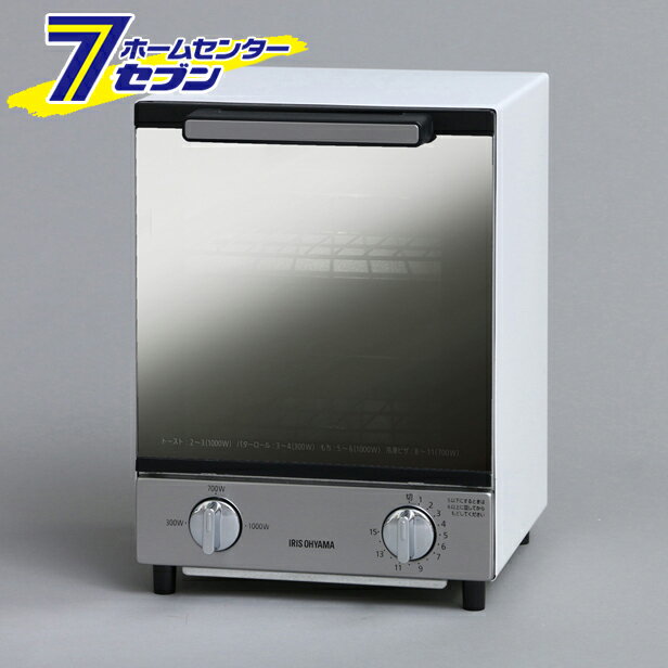 【送料無料】 ミラートースター縦型 ホワイト MOT-012 アイリスオーヤマのサムネイル