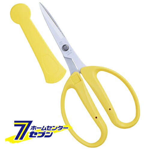 アレンジ鋏 フッ素 イエロー CRI-360SFY 近正 新潟支店 [園芸道具 鋏 花鋏]