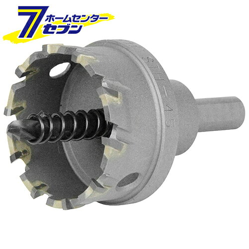 「 超硬ホールソー W刃 STH-45 藤原産業 [ボール盤 電気ドリル 鉄 ステンレス 塩ビ FRP穴あけ]」は、株式会社ホームセンターセブンが販売しております。メーカー藤原産業品名超硬ホールソー W刃 STH-45品番又はJANコードJAN:4977292302708サイズ46×86×46mm重量201商品説明●2種類の刃が交互に切削し鋭い切れと耐久性を実現しました。【用途】●ボール盤や電気ドリルで鉄やステンレスの穴あけ。【機能】●鋼板12mm、ステンレス、塩ビ、FRPなどの穴あけに使用します。●カス抜きスプリング付きです。●切削抵抗が小さく、早く切れて長持ちします。【仕様】■穴サイズ：45mm。■有効長(深さ)：18mm。■センタードリル径：6mm。■切削可能厚鋼板：ステンレス鋼板12mm・塩ビ、FRP18mm。■シャンク径：10mm。【材質】■本体：炭素鋼。■刃：超硬。■センタードリル：コバルトハイス鋼。【注意事項・その他】■板厚5mm以上の切削はカス抜きスプリングを外してください。※画像はイメージです。※商品の色は、コンピュータディスプレイの性質上、実際の色とは多少異なります。※仕様は予告なく変更する場合があります。実際の商品とデザイン、色、仕様が一部異なる場合がございます。